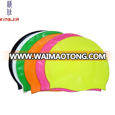 professional silicone swimming cap manufacturer custom logo adult kid size silicone swim cap