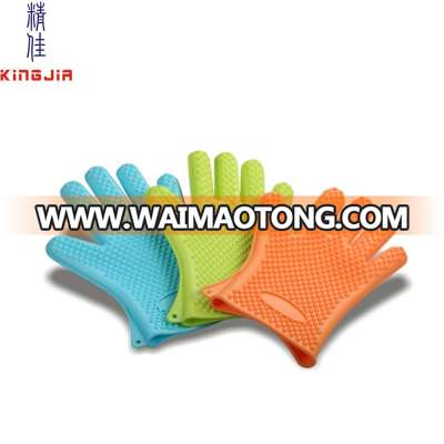 100% Food Grade Heat Resistant Silicone BBQ Gloves