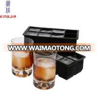 Large Ice Cube Tray for Whiskey - Silicone Ice Mold Maker - Molds 8 X 2 Inch Ice Cubes (2 Pack)