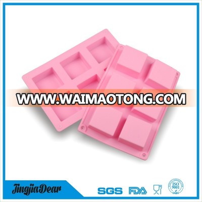 Silicone cake bakeware 6 mini loaf pan soap silicone making mold cake baking pans muffin molds